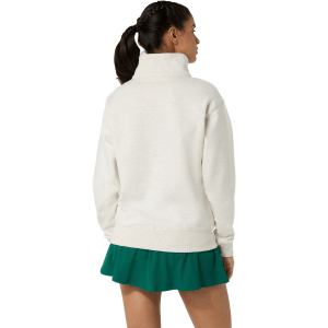 سویشرت ورزشی زنانه ASICS COURT CORE GRAPHIC HALF ZIP SWEATSHIRT 50 – طوسی روشن