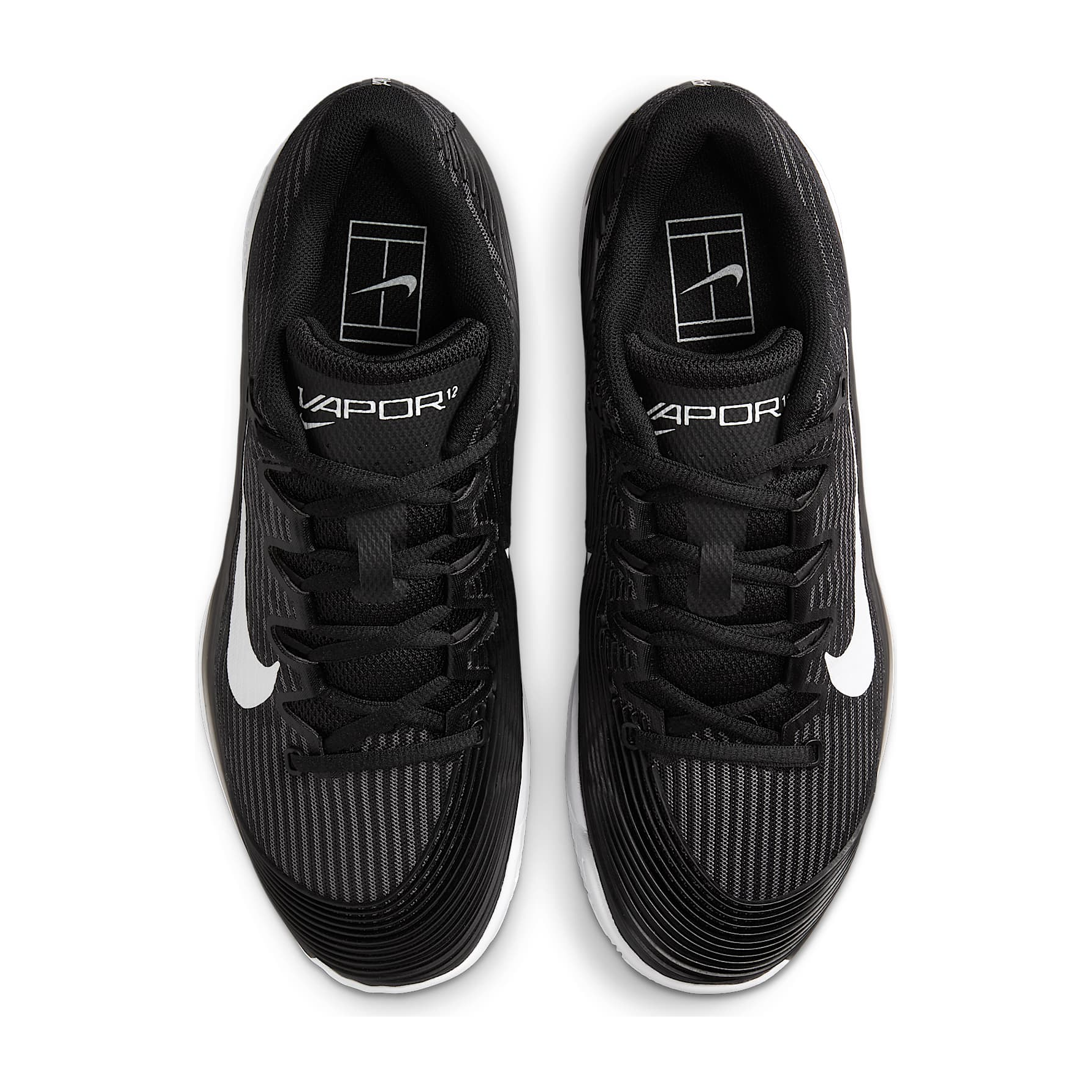 کفش تنیس مردانه نایک Nike Vapor 12 Clay Tennis Shoes- مشکی - تصویر 6