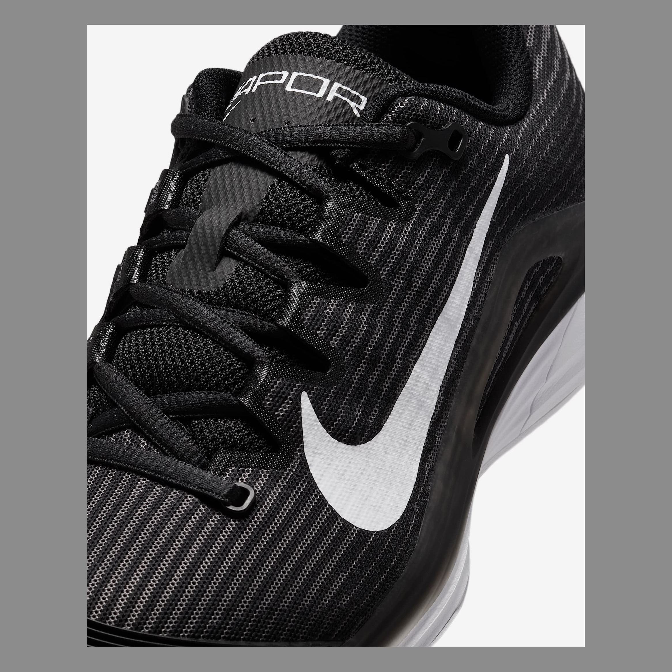کفش تنیس مردانه نایک Nike Vapor 12 Clay Tennis Shoes- مشکی - تصویر 7