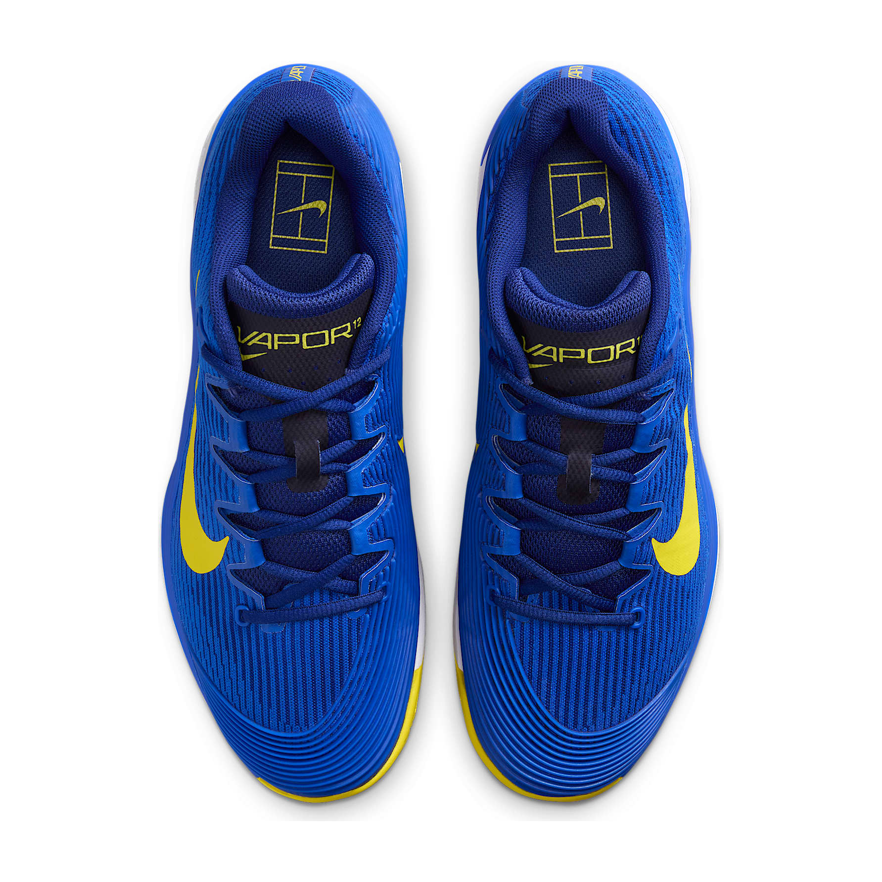 کفش تنیس مردانه نایک Nike Vapor 12 Tennis Shoes Clay - آبی - تصویر 5
