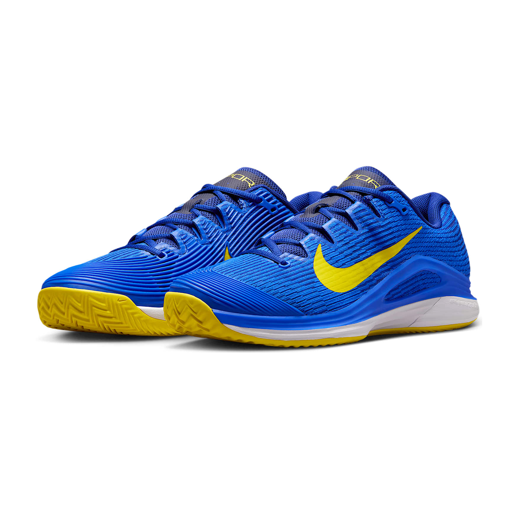 کفش تنیس مردانه نایک Nike Vapor 12 Tennis Shoes Clay - آبی - تصویر 4