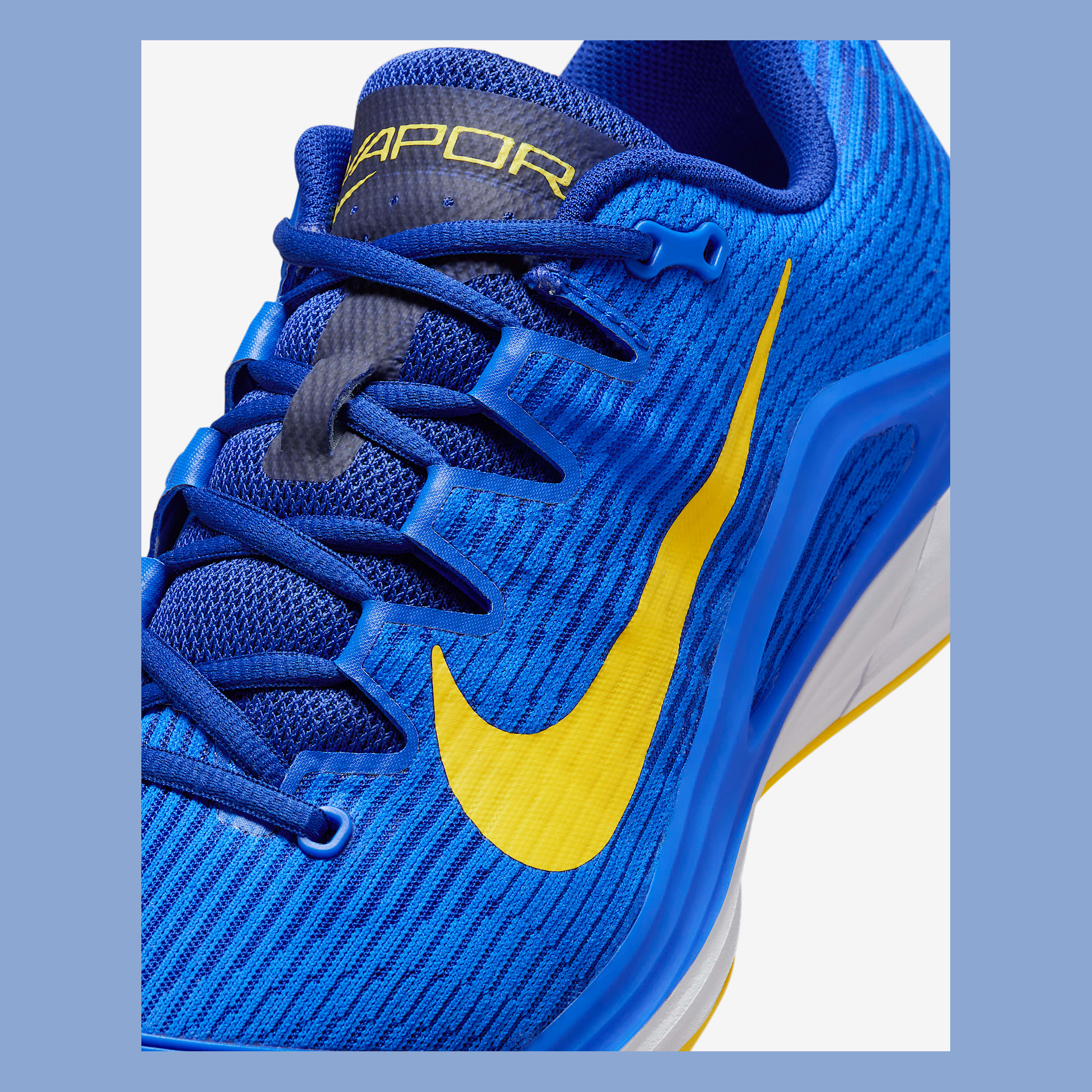 کفش تنیس مردانه نایک Nike Vapor 12 Tennis Shoes Clay - آبی - تصویر 6