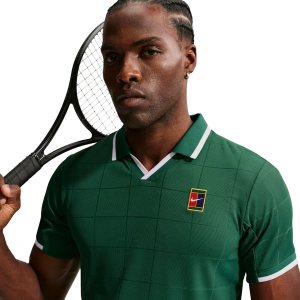 پلوشرت تنیس مردانه نایک Court Slam Dri-Fit Adv – سبز - تصویر 4