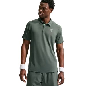 پلوشرت تنیس مردانه نایک Court Advantage Dri-Fit – سبز