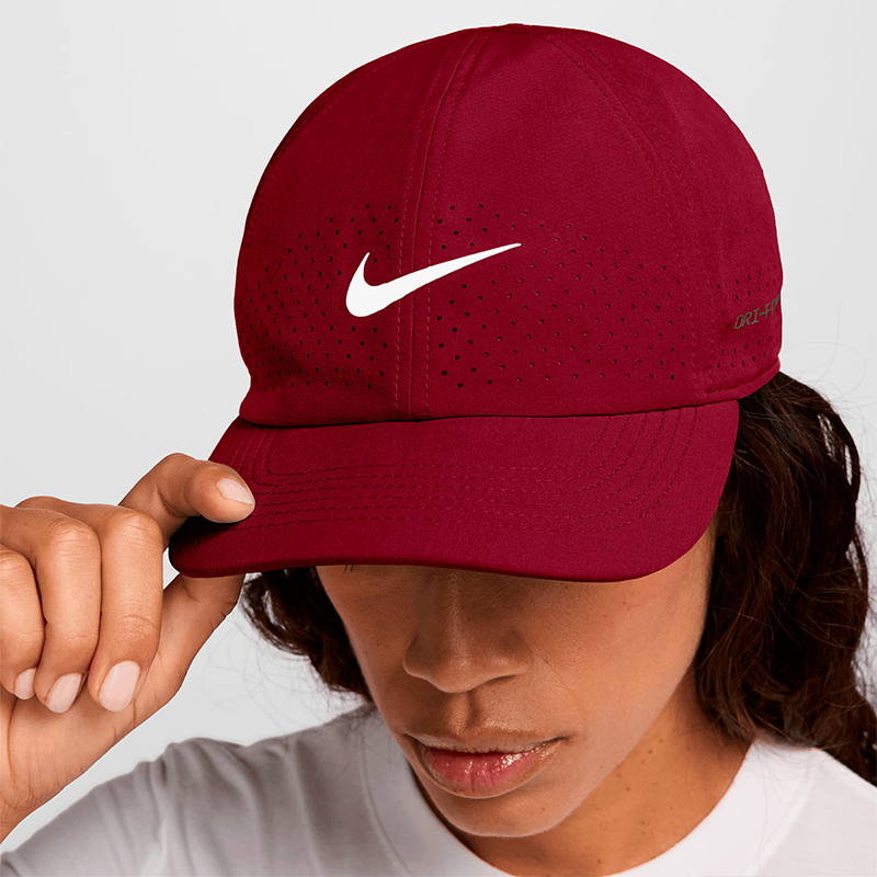 کلاه تنیس نایک Nike Dri-FIT ADV Club – قرمز/کرم - تصویر 4