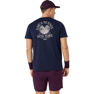 تیشرت تنیس مردانه اسیکس ASICS Game Seasonal Graphic Tee  – سرمه‌ای