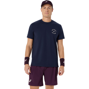 تیشرت تنیس مردانه اسیکس ASICS Game Seasonal Graphic Tee – سرمه‌ای