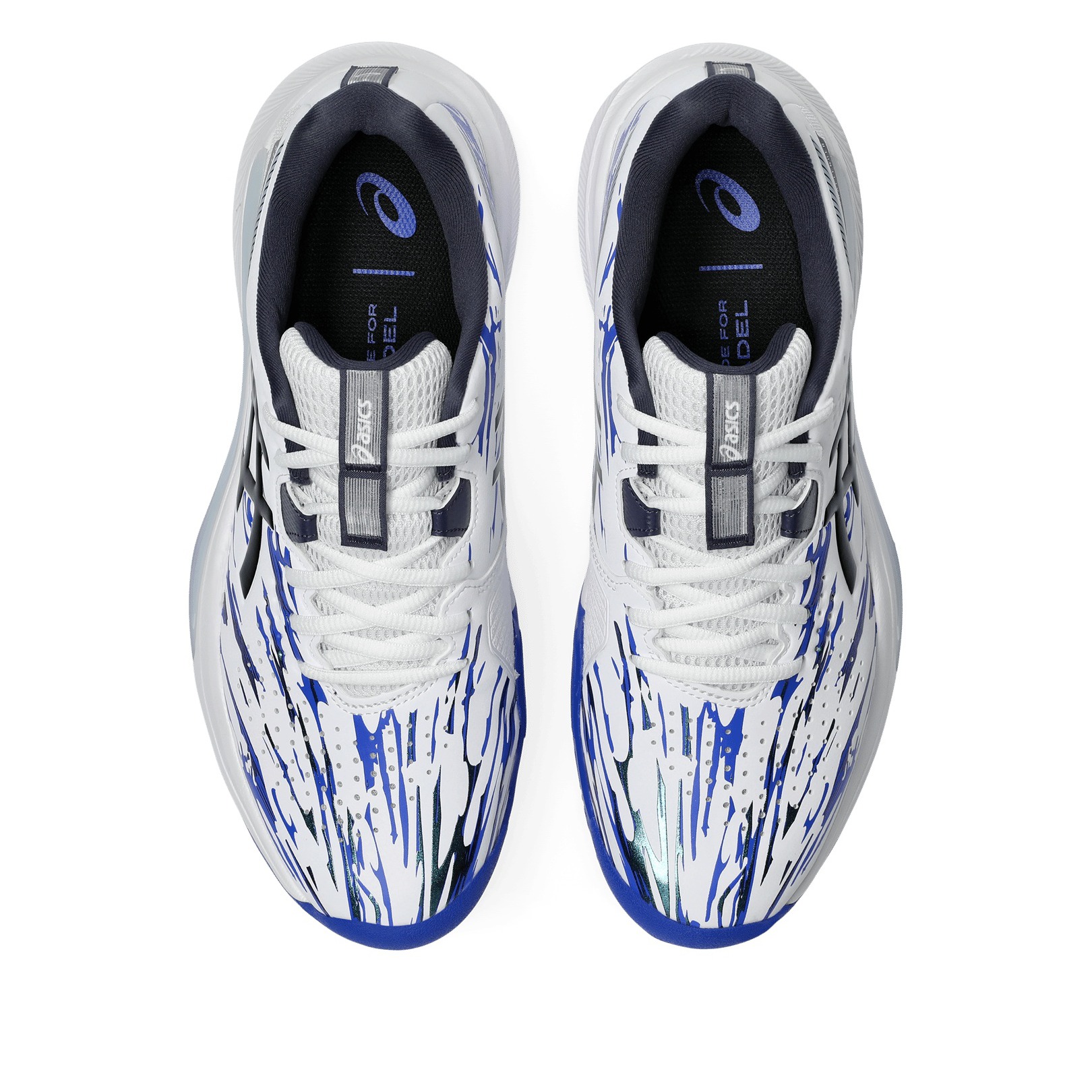 کفش پدل مردانه اسیکس - Asics GEL-CHALLENGER 15 PADEL L.E - سفید/آبی - تصویر 4