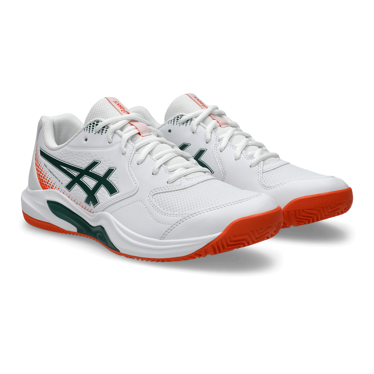 کفش پدل مردانه اسیکس - Asics Gel-Dedicate 9 - سفید/سبز - تصویر 3