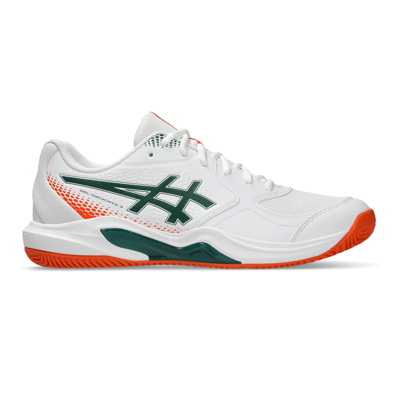 کفش پدل مردانه اسیکس - Asics Gel-Dedicate 9 - سفید/سبز - تصویر 4