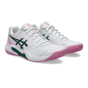 کفش پدل زنانه اسیکس  GEL-Dedicate 9 Padel  – سفید/سبز