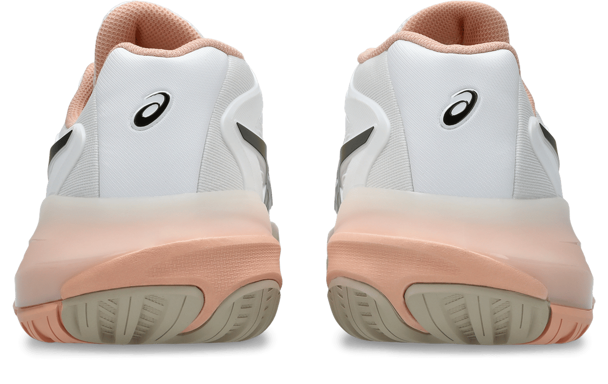 کفش تنیس زنانه اسیکس  Asics GEL-RESOLUTION X – سفید/قهوه‌ای تیره - تصویر 5