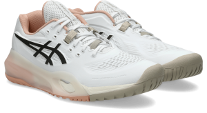 کفش تنیس زنانه اسیکس  Asics GEL-RESOLUTION X – سفید/قهوه‌ای تیره