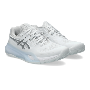 کفش تنیس زنانه اسیکس – Asics GEL-RESOLUTION X CLAY  – سفید/نقرابی