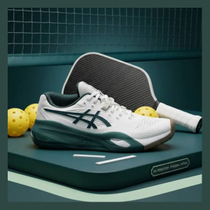 کفش تنیس مردانه اسیکس – Gel-Resolution X –Hard Court – سفید/سبز