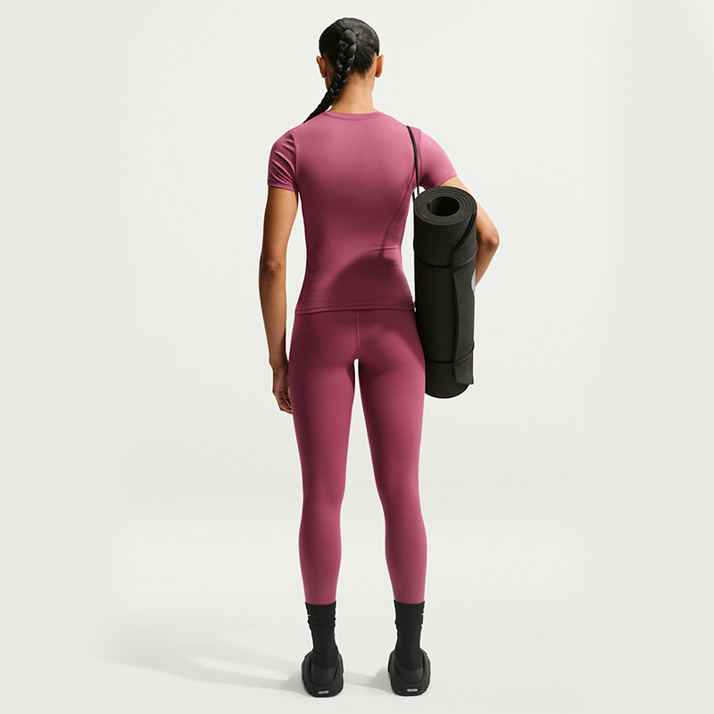 لگ ورزشی زنانه نایک Nike One – صورتی دودی - تصویر 5