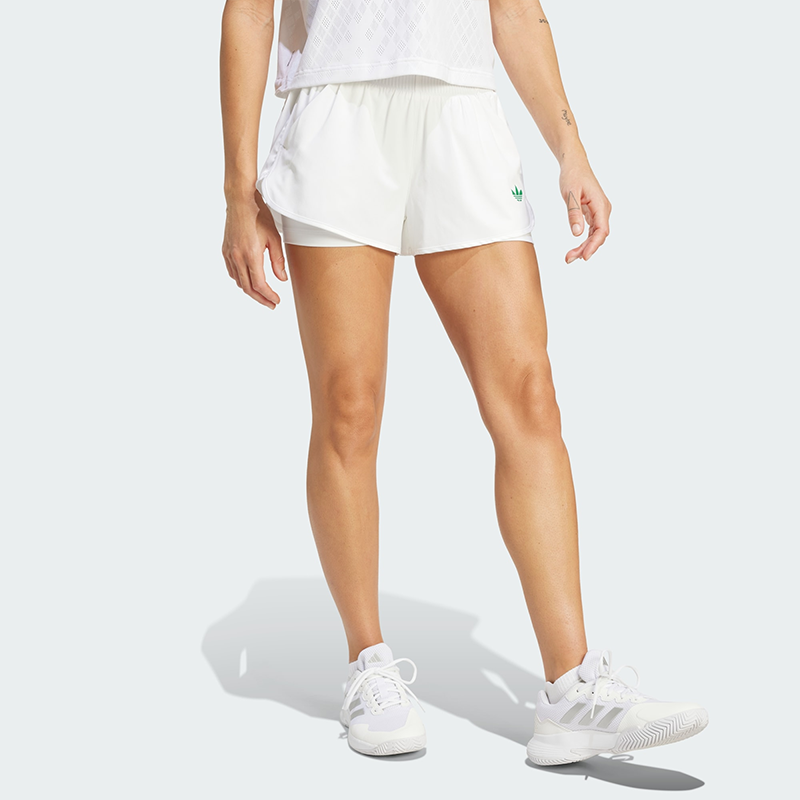 شلوارک تنیس زنانه آدیداس Adidas Tennis Pro Climacool – سفید - تصویر 3