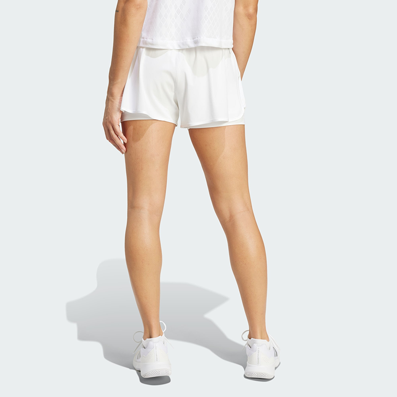 شلوارک تنیس زنانه آدیداس Adidas Tennis Pro Climacool – سفید - تصویر 2