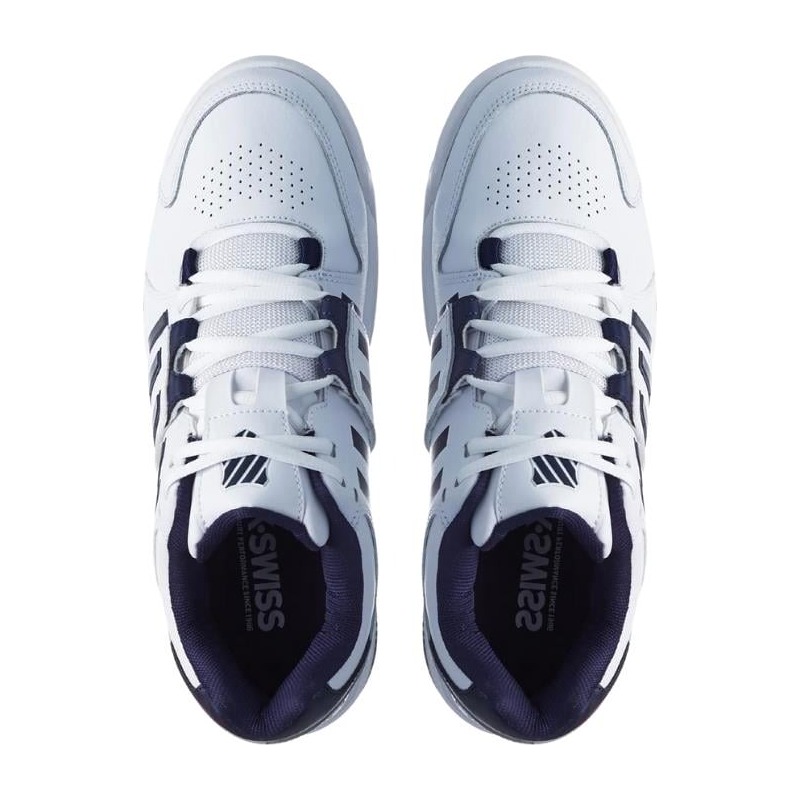 کفش تنیس مردانه کی سوئیس - K-SWISS Accomplish IV - سفید/سرمه ای - تصویر 4
