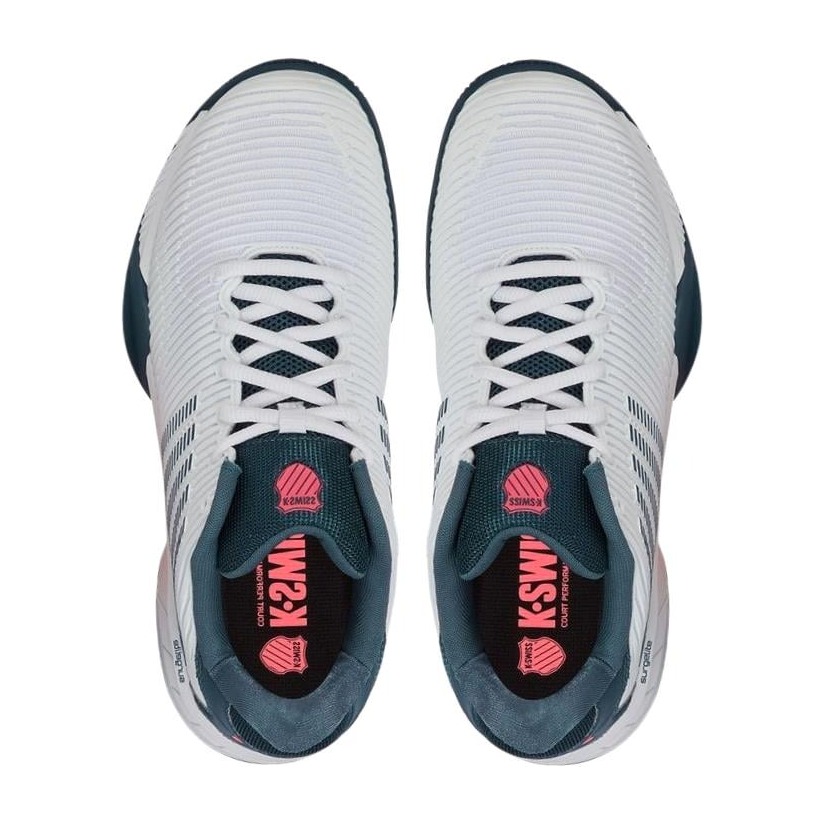 کفش تنیس مردانه کی سوئیس - K-SWISS Hypercourt Express 2 - سفید/سبز - تصویر 5