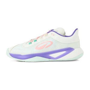 کفش تنیس زنانه دکتلون کویکما Decathlon Women's Tennis Shoes Unrupt Pro - سفید/بنفش
