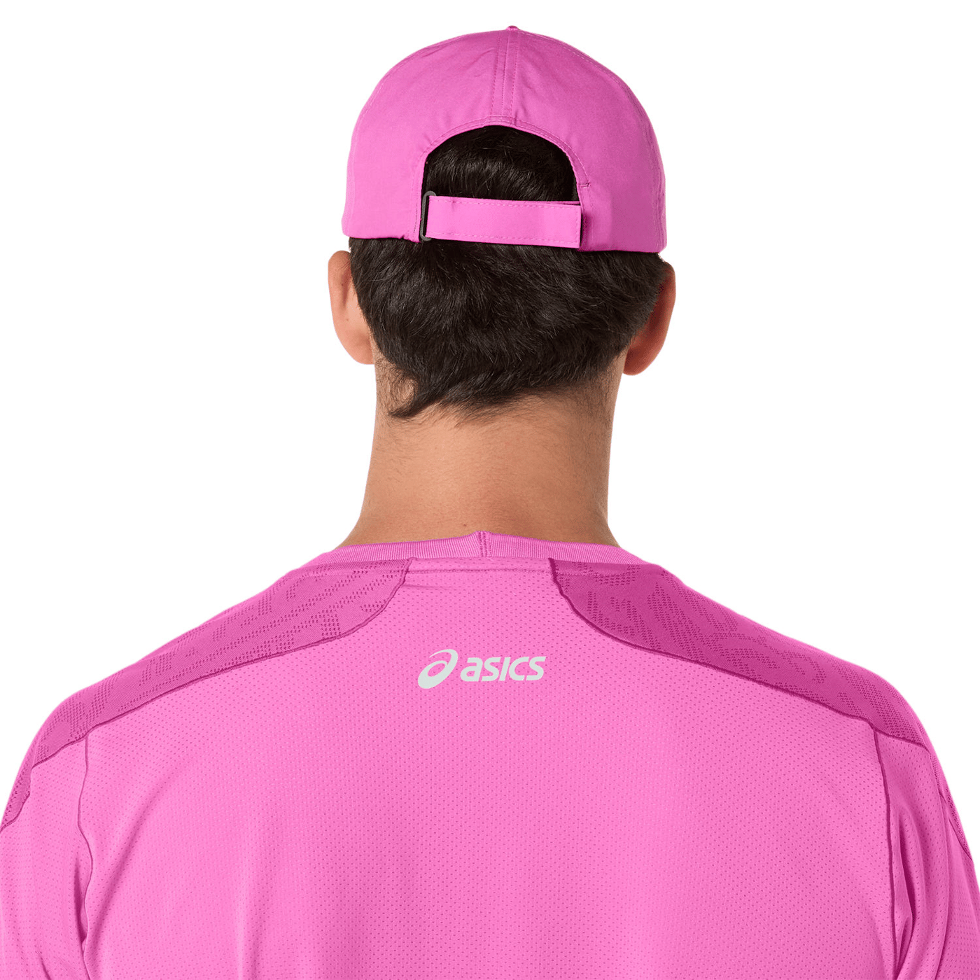 تیشرت پدل مردانه اسیکس Asics MATCH JACQUARD SS TOP – صورتی - تصویر 5
