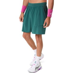 شلوارک تنیس مردانه اسیکس ASICS MATCH LASER CUT 7IN SHORT – سبز