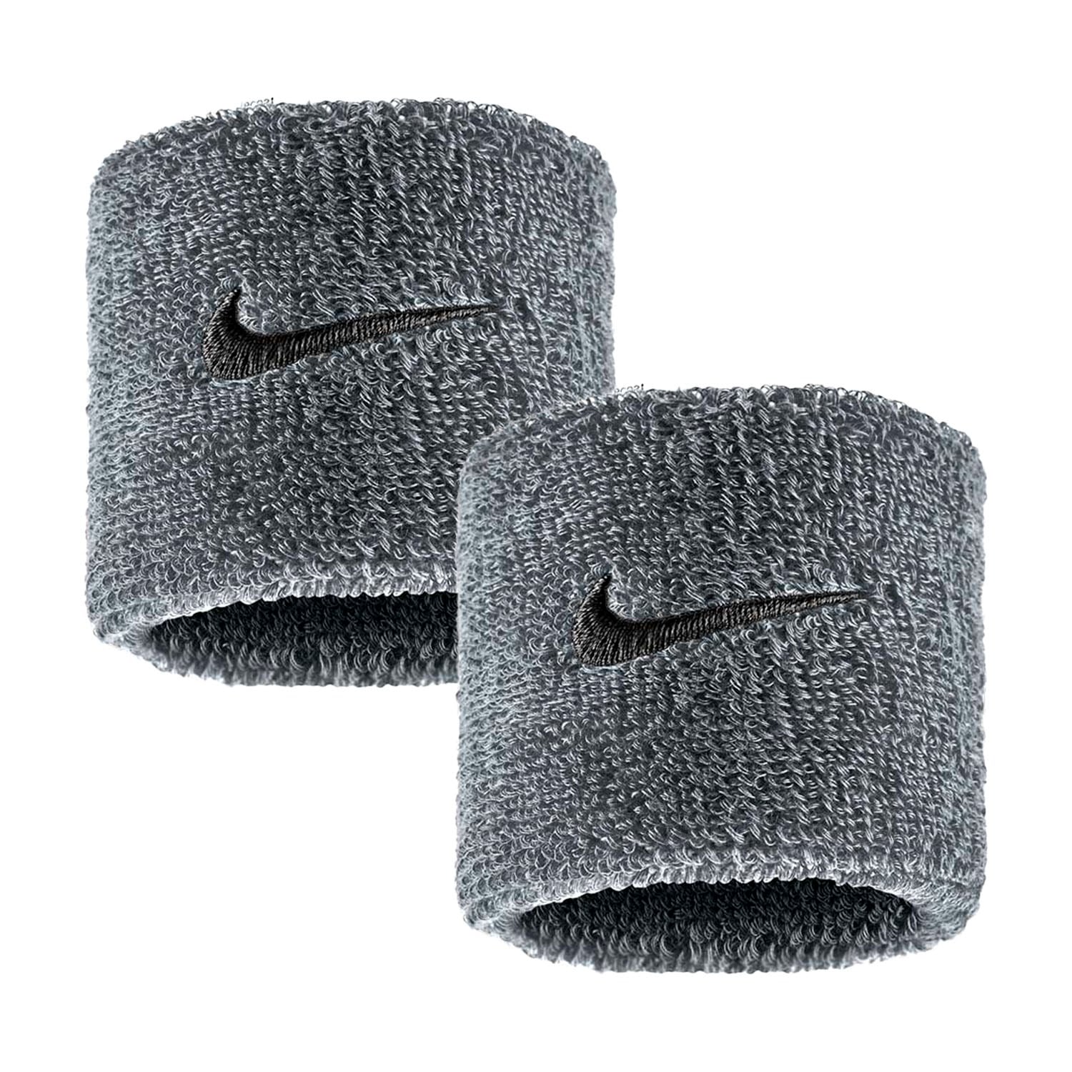 مچبند تنیس نایک Nike Swoosh Classic – خاکستری/مشکی مچبند تنیس نایک Nike Swoosh Classic – خاکستری/مشکی
