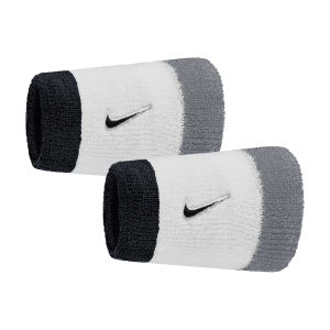 مچ بند ورزشی نایک Swoosh Classic Big – سفید/خاکستری/مشکی
