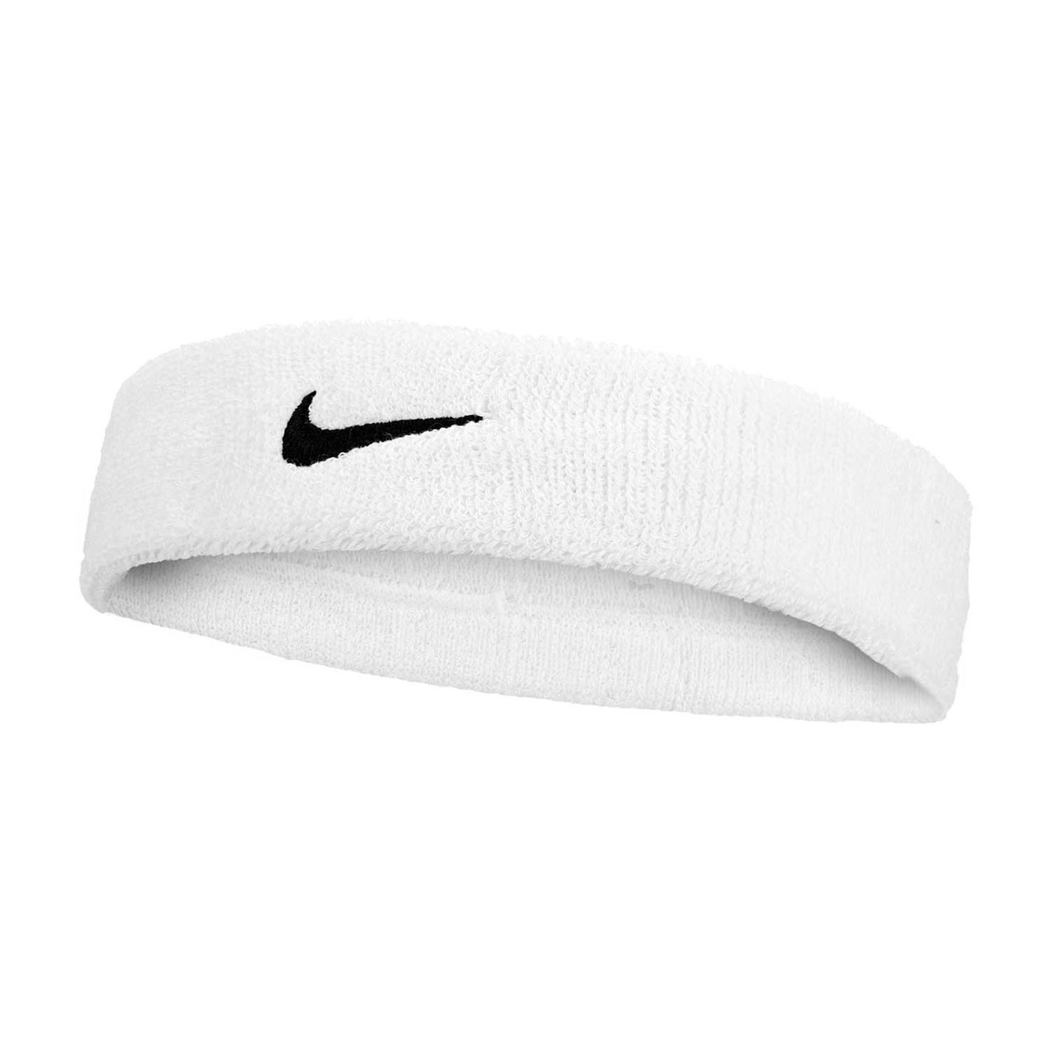 هدبند تنیس نایک Nike Swoosh Classic – سفید/مشکی هدبند تنیس نایک Nike Swoosh Classic – سفید/مشکی