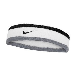 هدبند ورزشی نایک Swoosh Classic – سفید/خاکستری/مشکی هدبند ورزشی نایک Swoosh Classic – سفید/خاکستری/مشکی