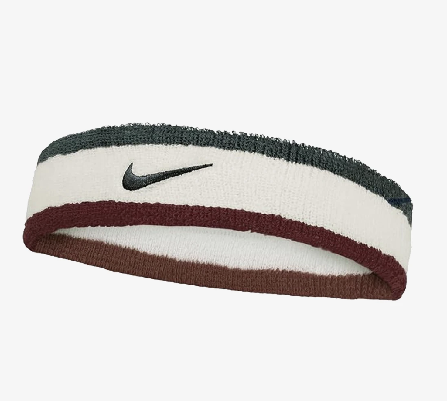 هدبند ورزشی نایک Nike Swoosh Classic – سفید/زرشکی/سبز هدبند ورزشی نایک Nike Swoosh Classic – سفید/زرشکی/سبز