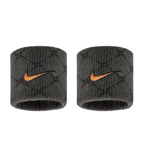 مچ‌بند تنیس نایک Dri-FIT Swoosh Classic 2 Pk Printed – ذغالی