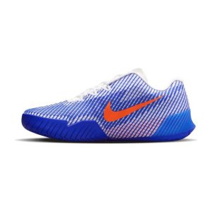 کفش تنیس مردانه نایک Nike Court Air Zoom Vapor 11 Tennis Shoes- سفید/ آبی