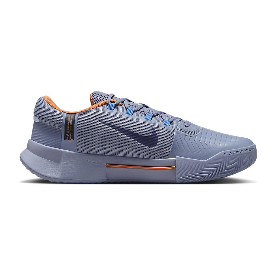 کفش تنیس مردانه نایک Nike GP Challenge 1 Clay- طوسی/نارنجی - تصویر 2