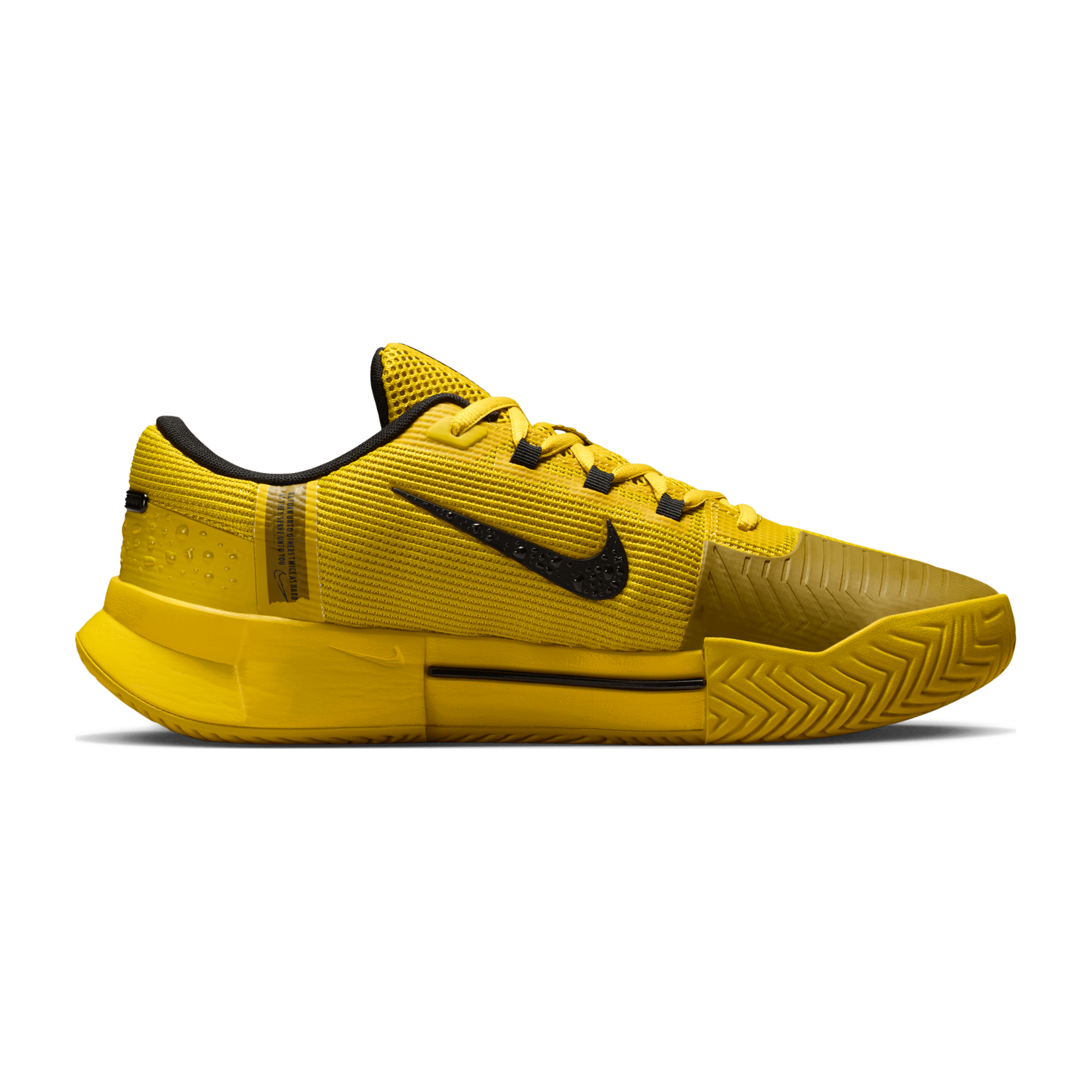 کفش تنیس مردانه نایک Nike Zoom GP Challenge 1.5 PRM - زرد - تصویر 2