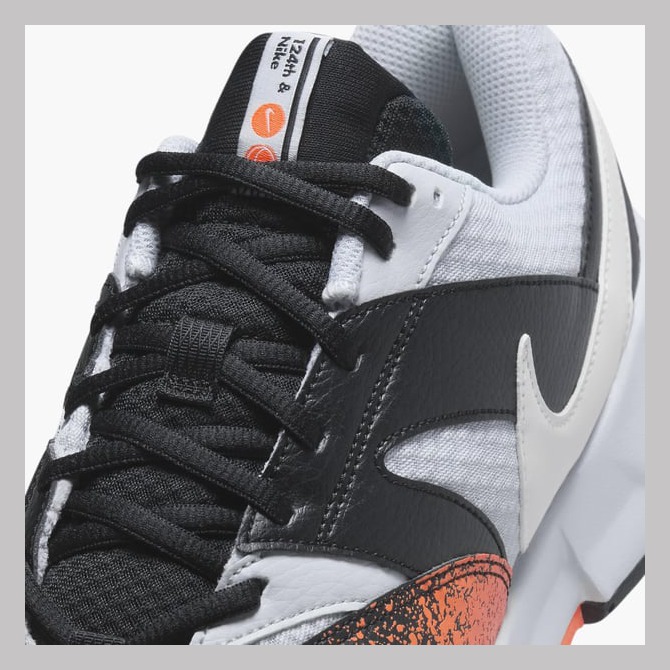 کفش تنیس مردانه نایک Nike Court Lite 4 Premium Men's Clay Tennis Shoes- سفید/ نارنجی - تصویر 8