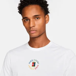 تیشرت تنیس مردانه نایک  Court Heritage Dri-Fit – سفید
