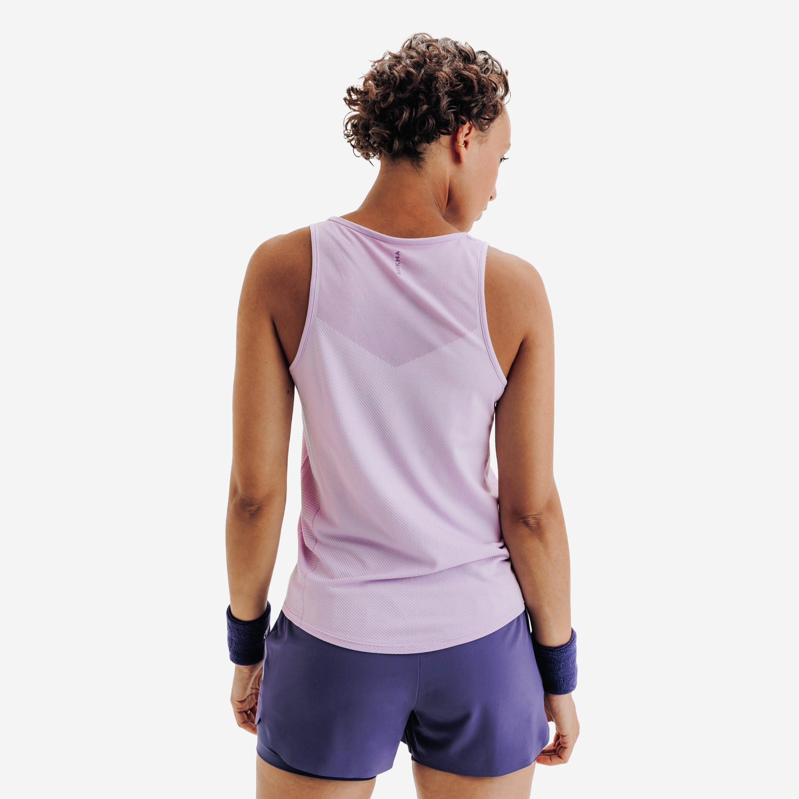 تاپ تنیس زنانه دکتلون Decathlon TTK Light – بنفش - تصویر 4