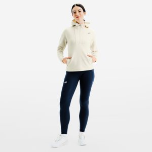 سویشرت تنیس زنانه کلاهدار Decathlon – سفید