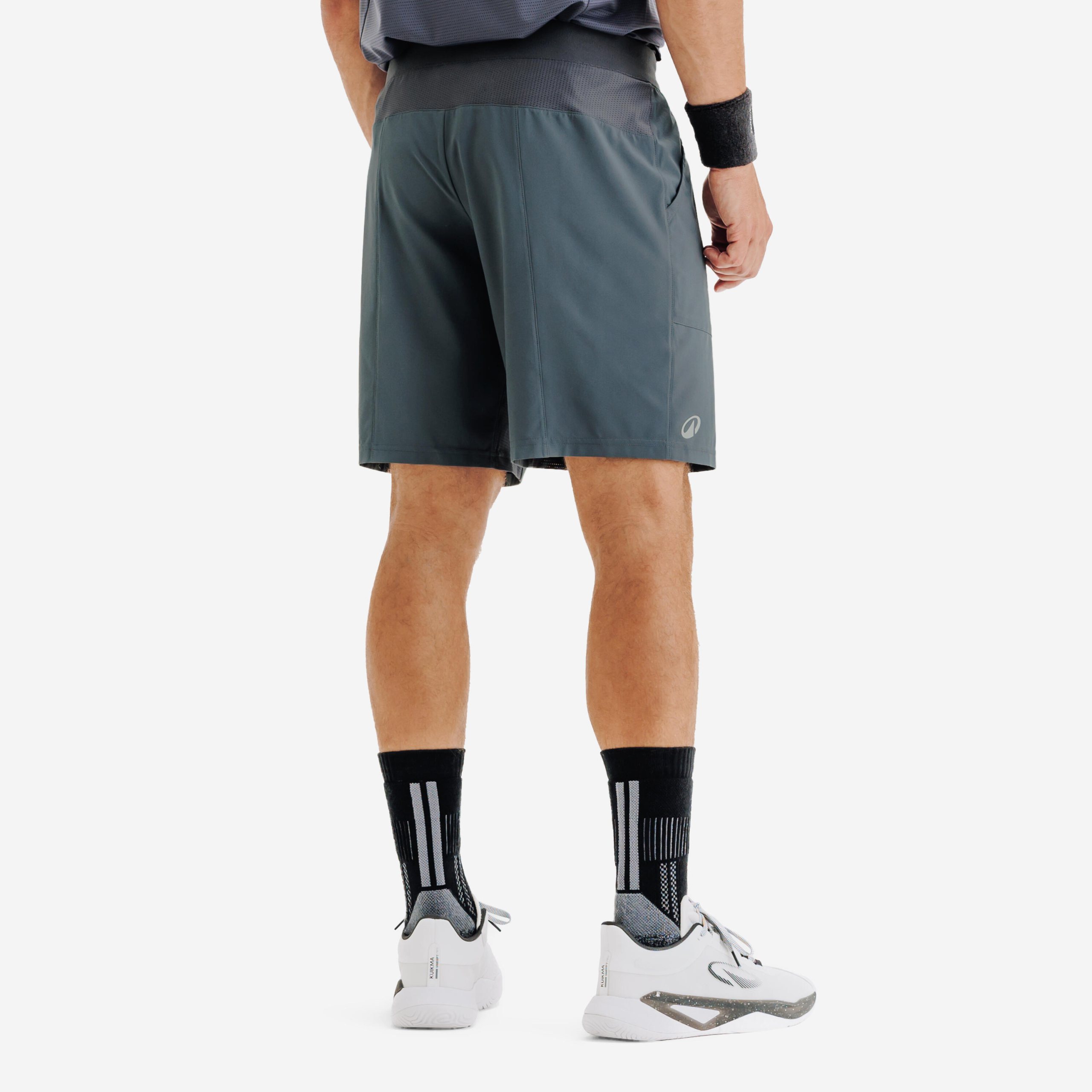 شلوارک تنیس مردانه دکتلون Decathlon Dry – خاکستری - تصویر 4