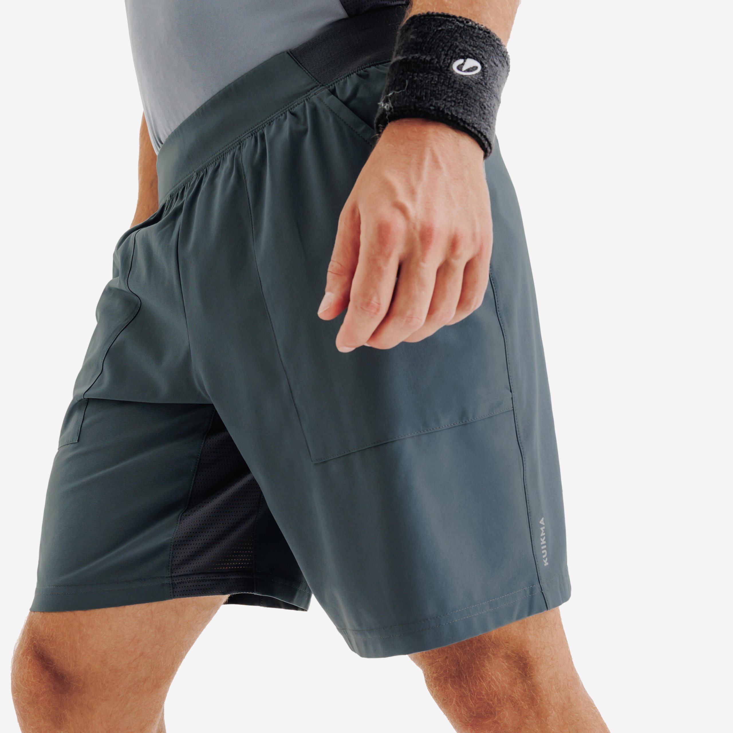 شلوارک تنیس مردانه دکتلون Decathlon Dry – خاکستری - تصویر 6