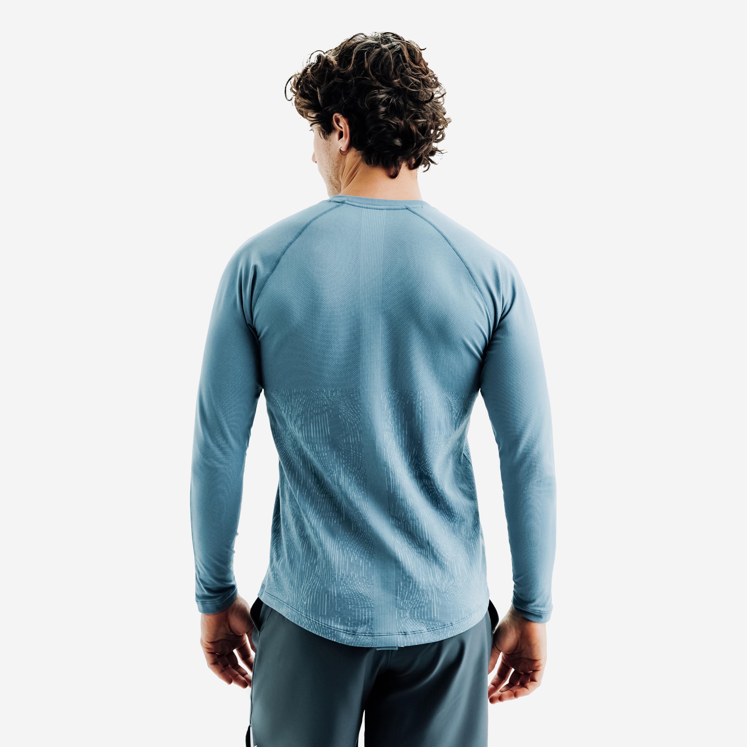 تیشرت تنیس مردانه دکتلون Decathlon TTS Thermic – آبی - تصویر 4
