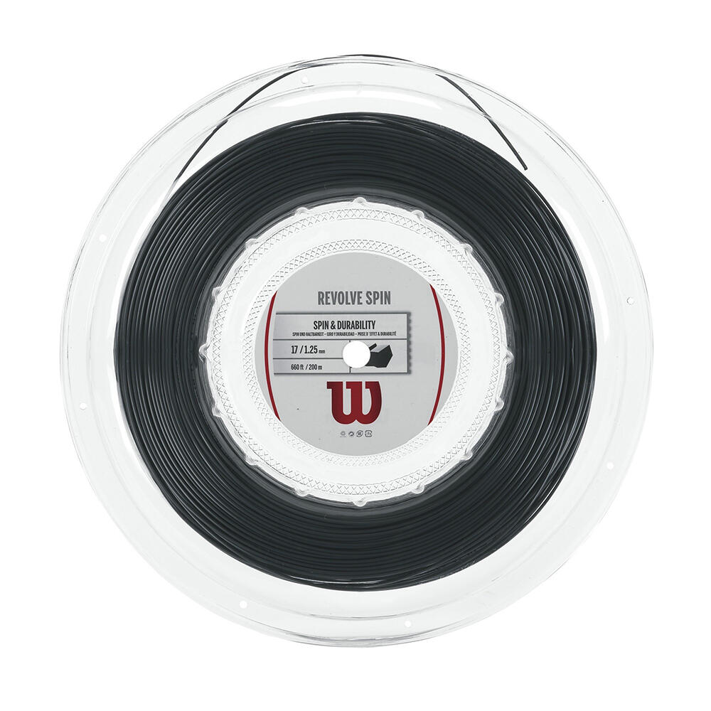 رول زه تنیس ویلسون Wilson Revolve Spin 17 ضخامت ۱٫۲۵ میلیمتر – ۲۰۰ متر رول زه تنیس ویلسون Wilson Revolve Spin 17 ضخامت ۱٫۲۵ میلیمتر – ۲۰۰ متر