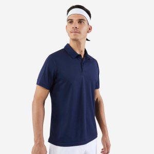 پلوشرت تنیس مردانه دکتلون Decathlon Essential – سرمه ای پلوشرت تنیس مردانه دکتلون Decathlon Essential – سرمه ای