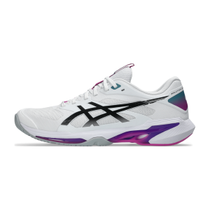 کفش تنیس مردانه اسیکس ASICS SOLUTION SPEED FF 4 – سفید/بنفش کفش تنیس مردانه اسیکس ASICS SOLUTION SPEED FF 4 – سفید/بنفش