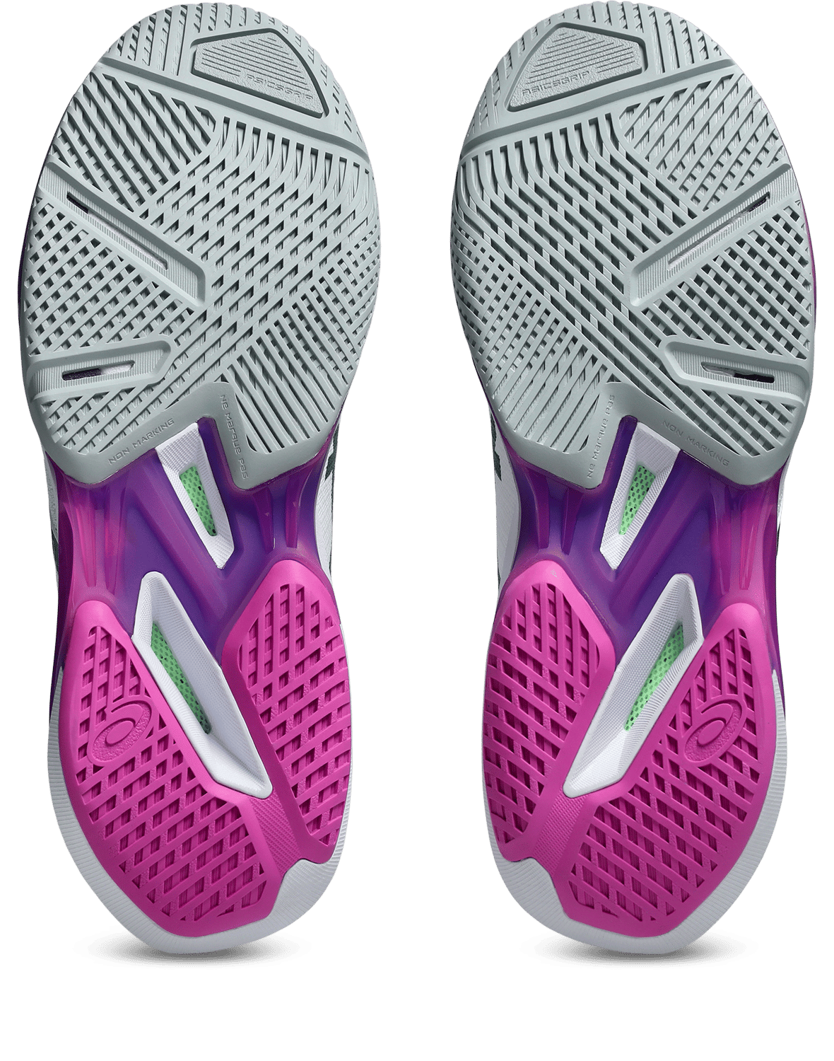 کفش تنیس مردانه اسیکس ASICS SOLUTION SPEED FF 4 – سفید/بنفش - تصویر 7