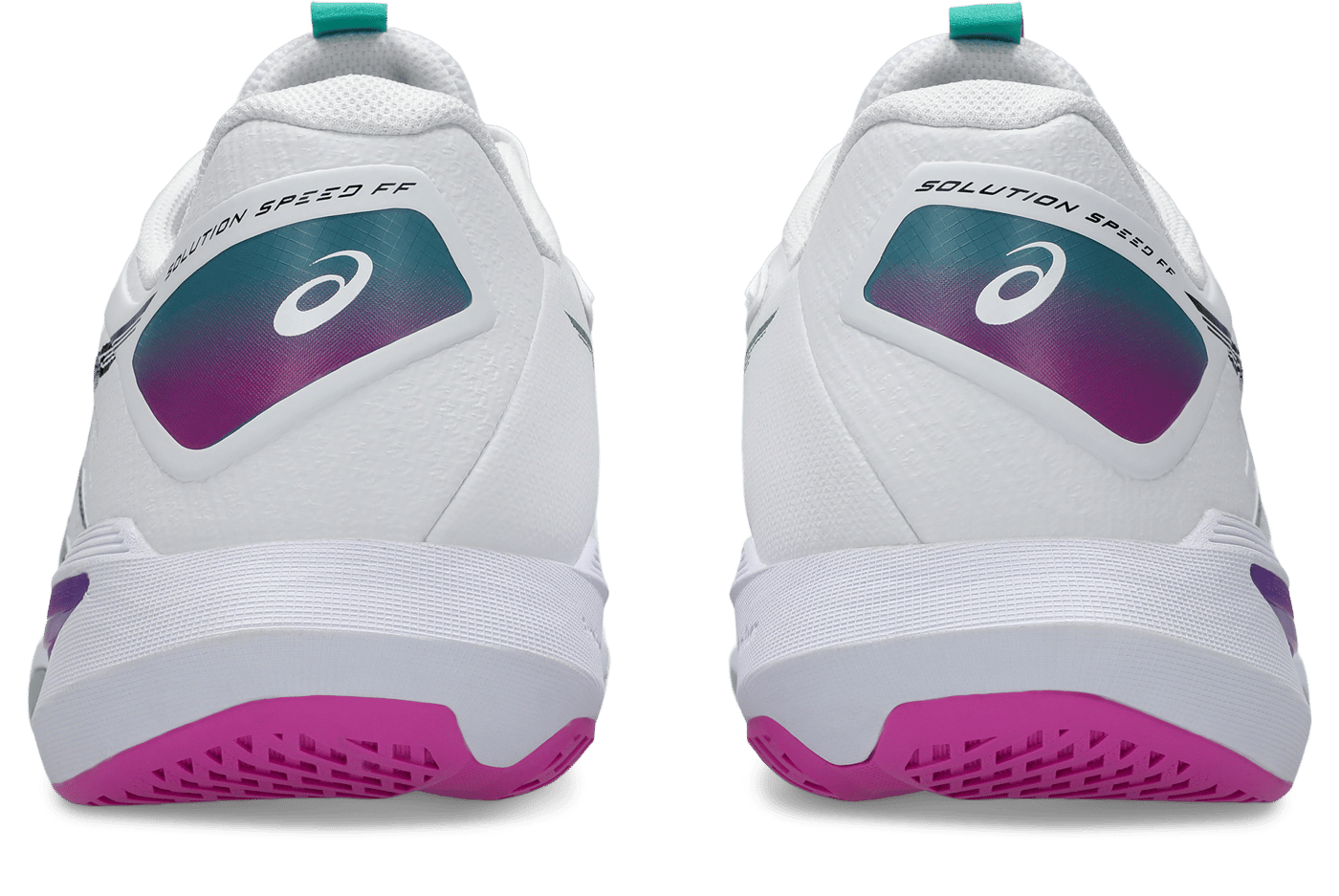 کفش تنیس مردانه اسیکس ASICS SOLUTION SPEED FF 4 – سفید/بنفش - تصویر 5