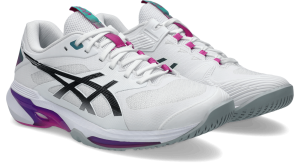 کفش تنیس مردانه اسیکس ASICS SOLUTION SPEED FF 4  – سفید/بنفش