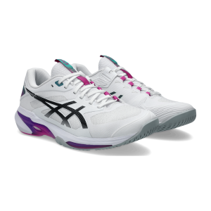 کفش تنیس مردانه اسیکس ASICS SOLUTION SPEED FF 4  – سفید/بنفش